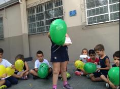 2º ano D em sua primeira semana de aula