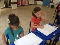 Trabalho cooperativo no 1º ano A