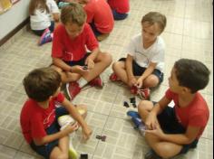 1º Ano B explorando os jogos em sala de aula