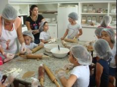 Grupo Saúde cultivando hábito de alimentação saudável no Espaço Verde