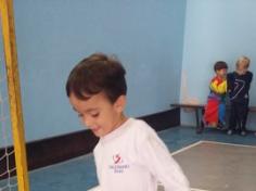 Muito exercício nos grupos do Infantil I