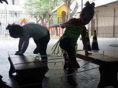 Muito exercício nos grupos do Infantil I