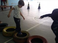 Muito exercício nos grupos do Infantil I