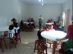 Grupo Animais da Fazenda visita o Espaço Verde com a Equipe do LEAS