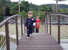 Grupo Animais da Fazenda visita o Espaço Verde com a Equipe do LEAS