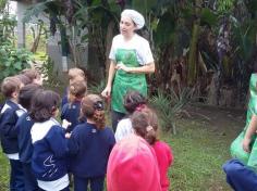 Grupo Animais da Fazenda visita o Espaço Verde com a Equipe do LEAS