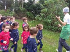 Grupo Animais da Fazenda visita o Espaço Verde com a Equipe do LEAS