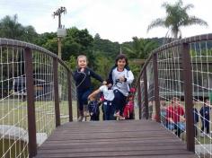 Grupo Animais da Fazenda visita o Espaço Verde com a Equipe do LEAS