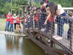 Grupo Animais da Fazenda visita o Espaço Verde com a Equipe do LEAS