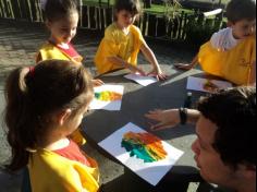 Tarde mágica e colorida do 1º ano C