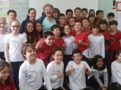 4º ano C recebe a visita da bisavó Rita