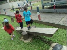 Grupo Baleia em aula-passeio no Espaço Verde