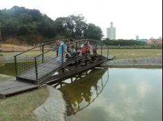 Grupo Baleia em aula-passeio no Espaço Verde