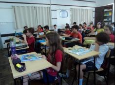 4º ano B recebe visita especial