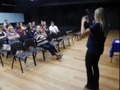 Fotos e vídeo da palestra Cérebro e Tecnologias