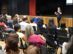 Fotos e vídeo da palestra Cérebro e Tecnologias