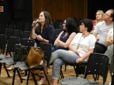 Fotos e vídeo da palestra Cérebro e Tecnologias