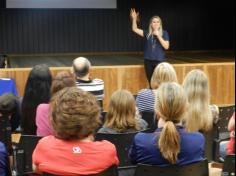 Fotos e vídeo da palestra Cérebro e Tecnologias