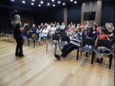 Fotos e vídeo da palestra Cérebro e Tecnologias