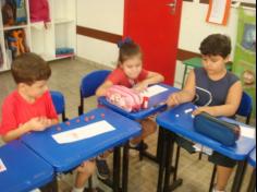 1º ano B curtindo o início do ano escolar