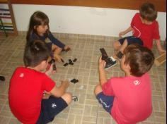 1º Ano B explorando os jogos em sala de aula