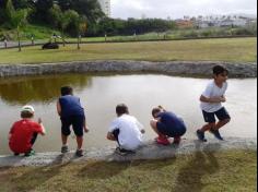 Trilha ecológica no Espaço Verde do Salesiano