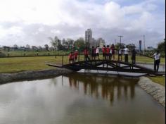 Trilha ecológica no Espaço Verde do Salesiano