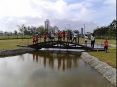 Trilha ecológica no Espaço Verde do Salesiano