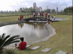 Trilha ecológica no Espaço Verde do Salesiano