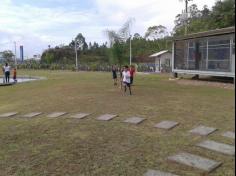 Trilha ecológica no Espaço Verde do Salesiano