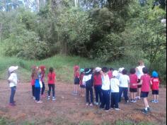 Grupo Natureza em aula passeio ao Espaço Verde